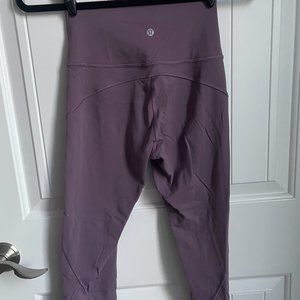 Lululemon Frosted Mulberry Crop Legging